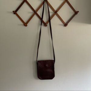 Vintage Leather Brown Satchel Bag